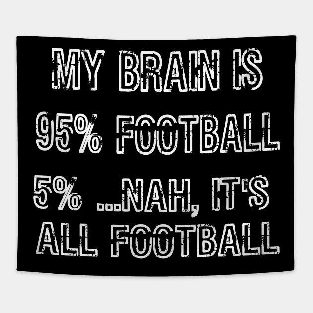 My Brain is 95% Football