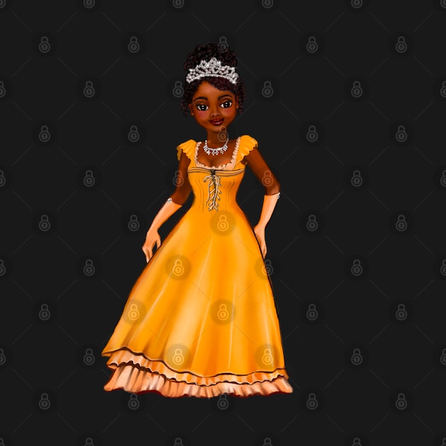 Princess Coco  ! beautiful  black girl with Afro hair, brown eyes and dark brown skin. Hair love ! by Artonmytee