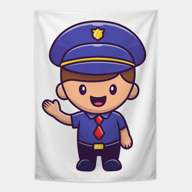 Policeman Tapestry by Catalyst Labs