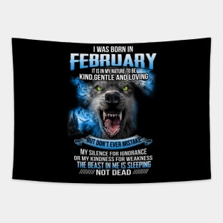 I Was Born In February Tapestry