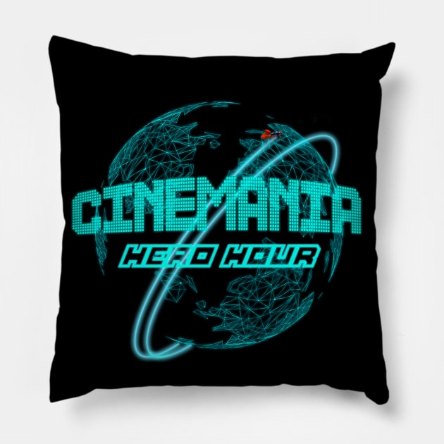 Cinemania Hero Hour Logo T-Shirt Pillow by Cinemania World