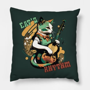 Cat's Rhythm Pillow