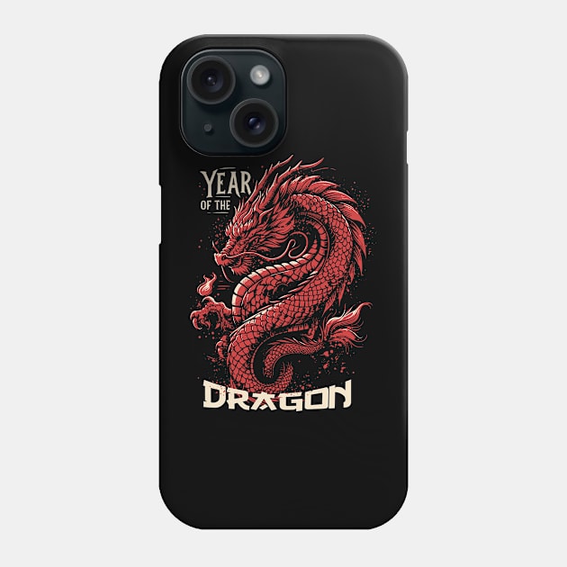 Year of the dragon Phone Case by Yopi