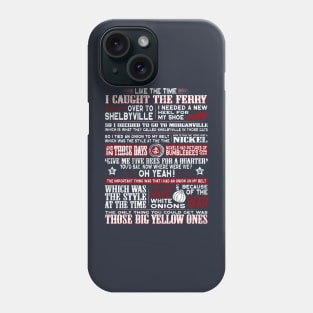 Grandpa's Long and Winding Tale Phone Case