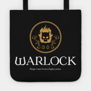 Warlock Warlocks Magic Dungeons Crawler and Dragons Slayer Tote