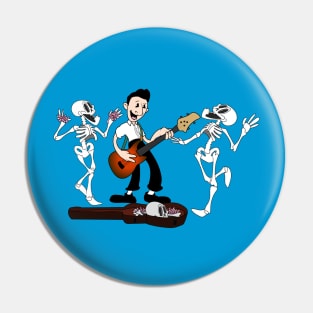 The Night That the Skeletons Came To Life Pin