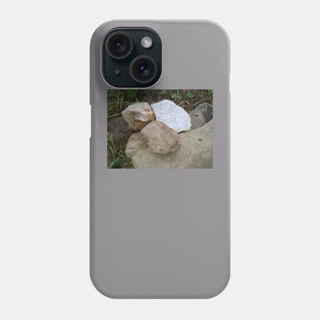 Three Rocks Phone Case by Reilly's Fine Art and Designs