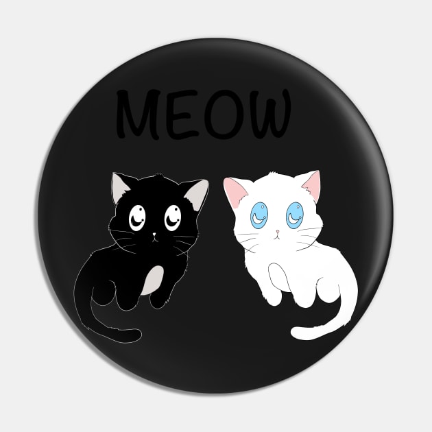 Two kitties Pin by EduardoRamon