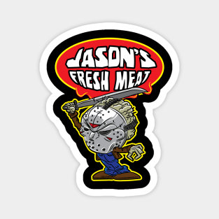 Jason's Fresh Meat Magnet