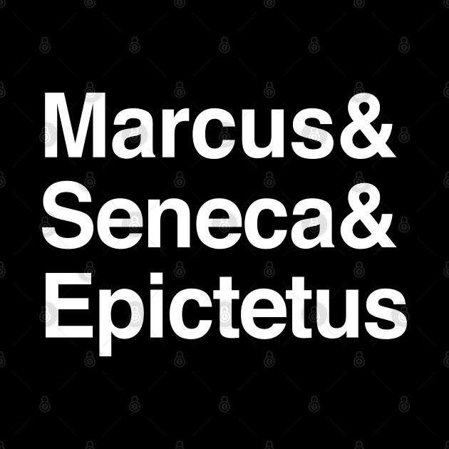 Marcus & Seneca & Epictetus Names of Stoic Philosophers by Elvdant