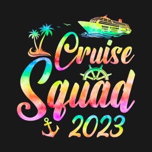 Cruise Squad 2023 Summer Vacation Family Friend Travel Group T-Shirt