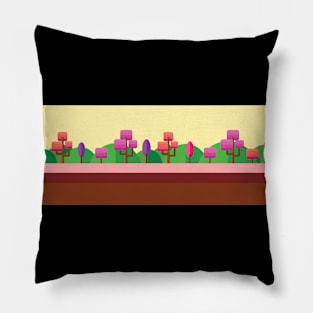 Dreamy Landscape Artistic Scene Pillow