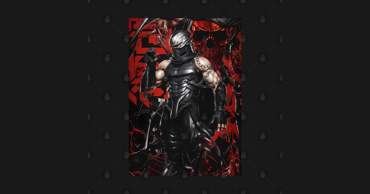 Merch Ninja Gaiden T-Shirt Herren & Damen - Grafik-Shirt Aus 100% Polyester