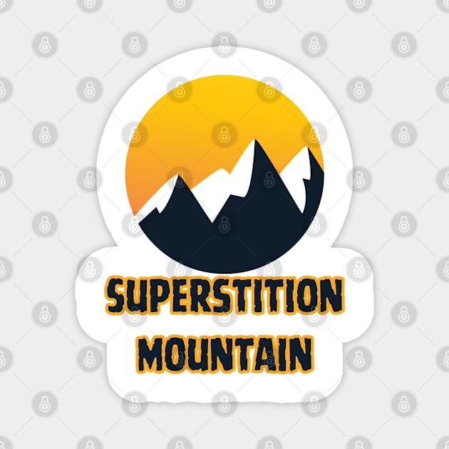 Superstition Mountain Magnet by Canada Cities