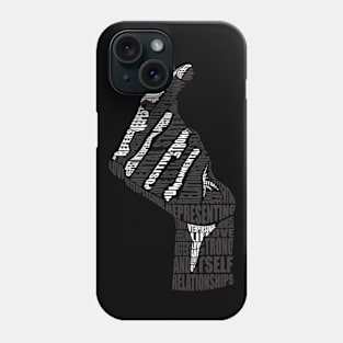 LOVE CALIGRAM Phone Case