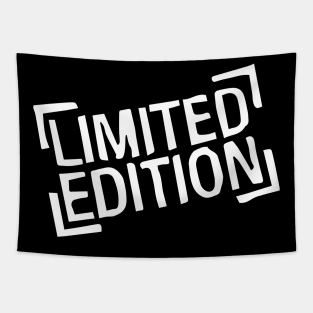 limited edition in black design Tapestry