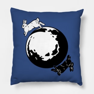 Moon bunnies Pillow