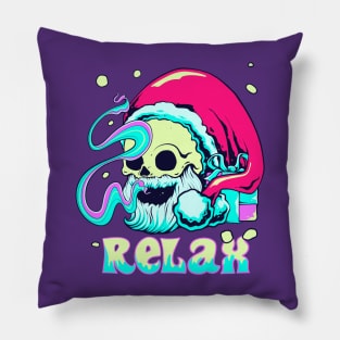 Santa is Coming “Relax” Pillow