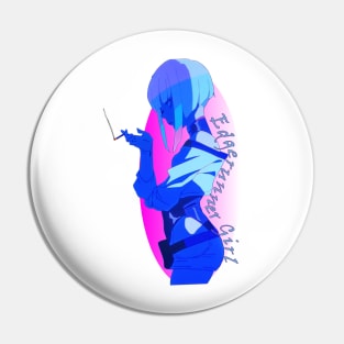 Cyberpunk Girl Pin