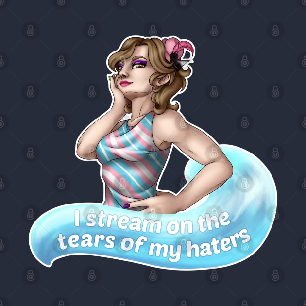 I stream on the tears of my haters by Crossed Wires