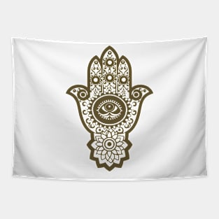 Hamsa illustration Hinduism design Tapestry