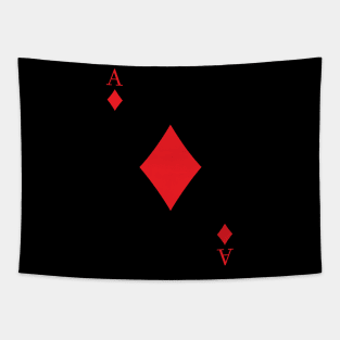 Ace Of Diamonds Playing Cards Couples Halloween Costume Tapestry