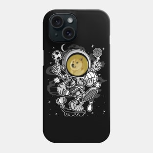 Astronaut Skate Dogecoin DOGE Coin To The Moon Crypto Token Cryptocurrency Blockchain Wallet Birthday Gift For Men Women Kids Phone Case