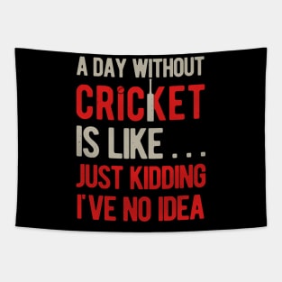 Cricket Fan Tapestry