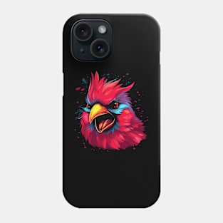 Cardinal Bird Smiling Phone Case