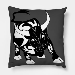 tribal bull Pillow
