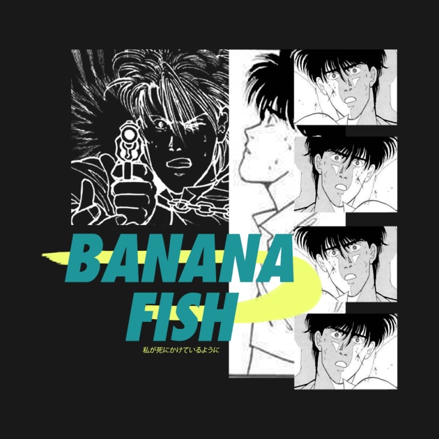 Banana Fish ''EIJI'' V1 Manga Anime by riventis66