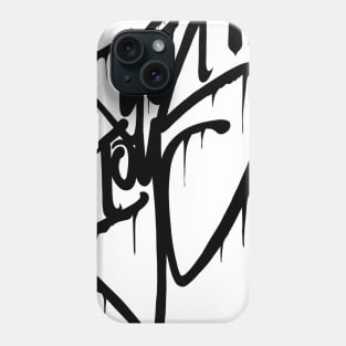 "YoToys" Design Graffiti Writing Tag No.1 - black Phone Case