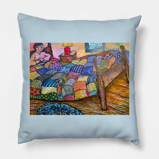 Story time Pillow by Andrew Carter