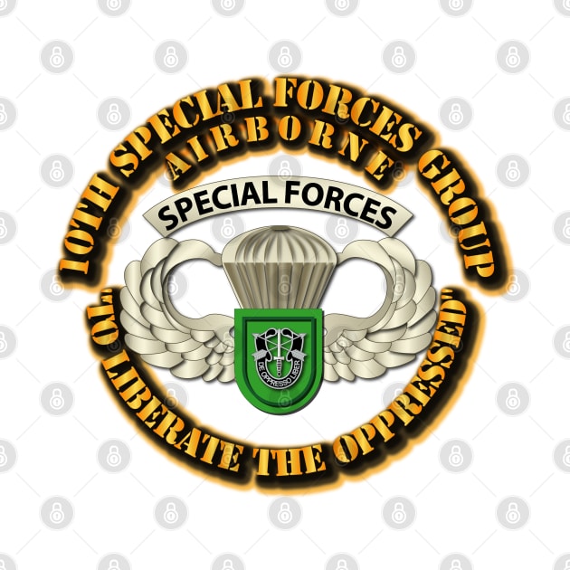 SOF - 10th SFG - Airborne Badge by twix123844