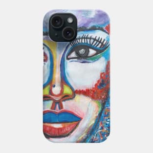 Windows to My Soul 11 Portrait art Phone Case