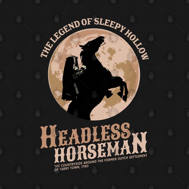 Headless Horseman the Legend of Sleepy Hollow by KewaleeTee