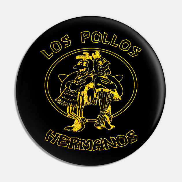 Los Pollos Hermanos gold Pin by SEKALICE