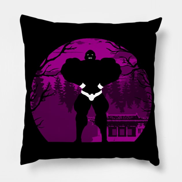 Muscle Fighter Pillow by nickbeta