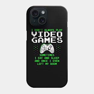 Play Video Games for Men Gaming Phone Case