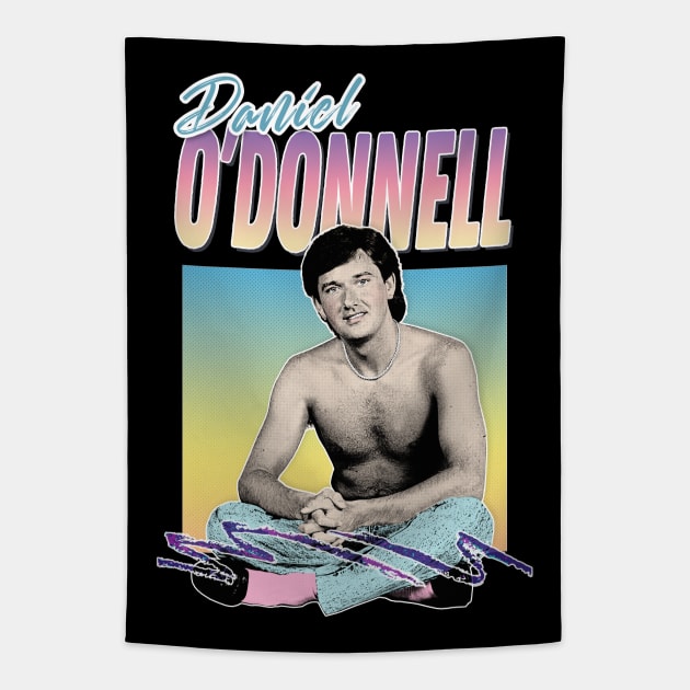 Daniel O'Donnell Aesthetic 80s Design Tapestry by DankFutura