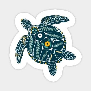 Tribal Sea Turtle Magnet