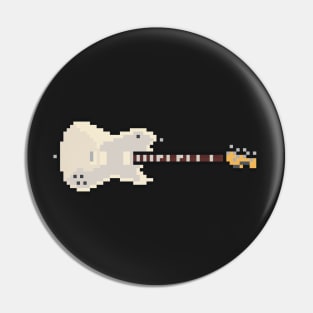 Pixel Silver CS Deluxe Guitar Pin