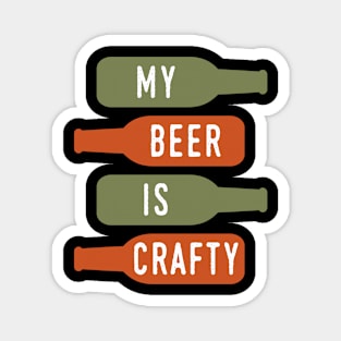 My Beer Is Crafty Magnet