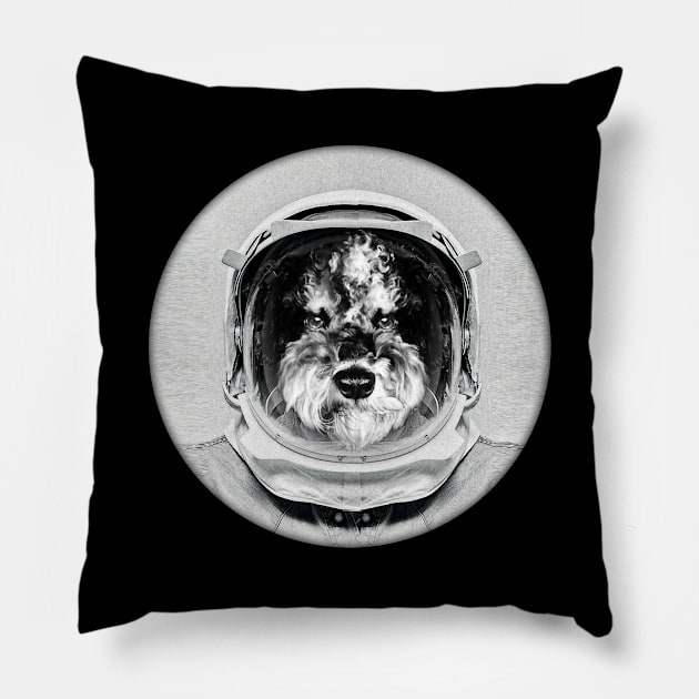 Astronaut Buster Pillow by Vin Zzep