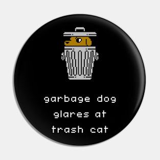 Unlikely Monsters - Garbage Dog Pin