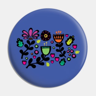 Neon Garden Pin