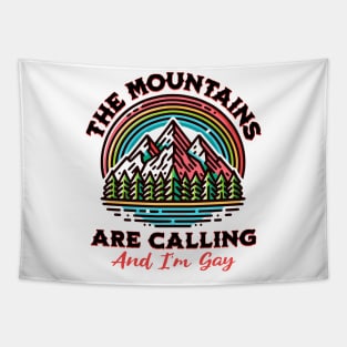 The Mountains are Calling Tapestry