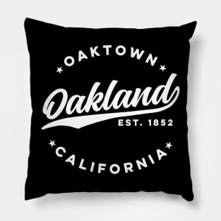 Vintage Oakland California Oaktown USA Love American City Pillow