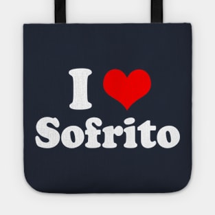 I Love Sofrito Heart Spanish Puerto Rican Food Tote