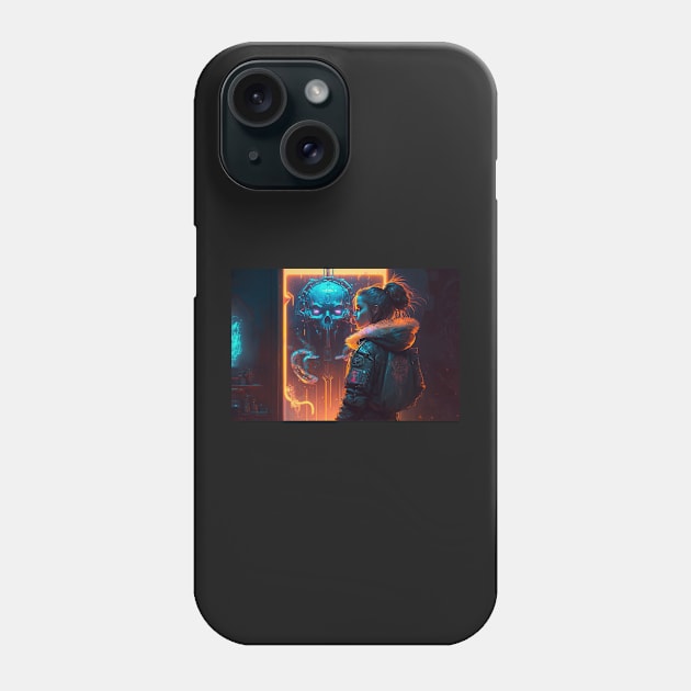 Cyberpunk art gallery Phone Case by TrooperLX1177